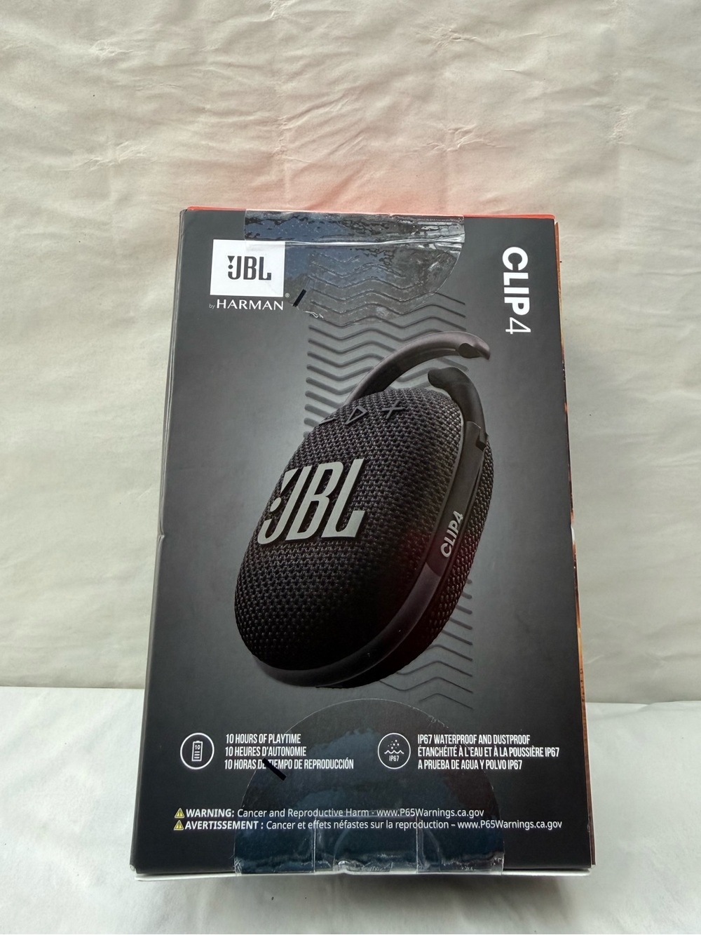 JBL Black Portable Bluetooth Speaker in Retail Box